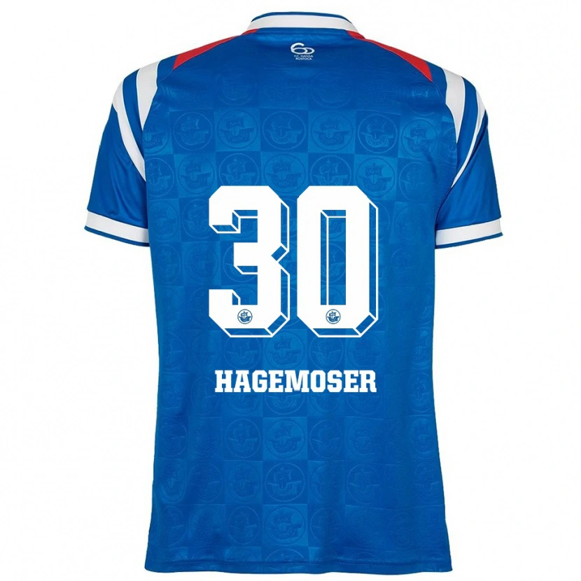 Danxen Women Max Hagemoser #30 Blue White Red Home Jersey 2025/26 T-Shirt