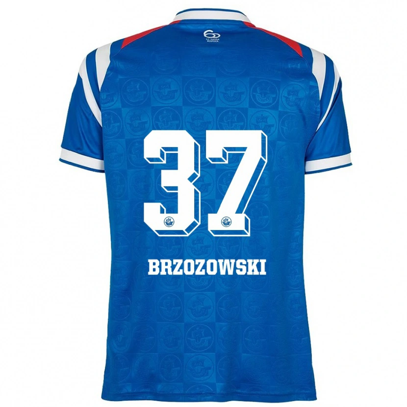 Danxen Women Milosz Brzozowski #37 Blue White Red Home Jersey 2025/26 T-Shirt