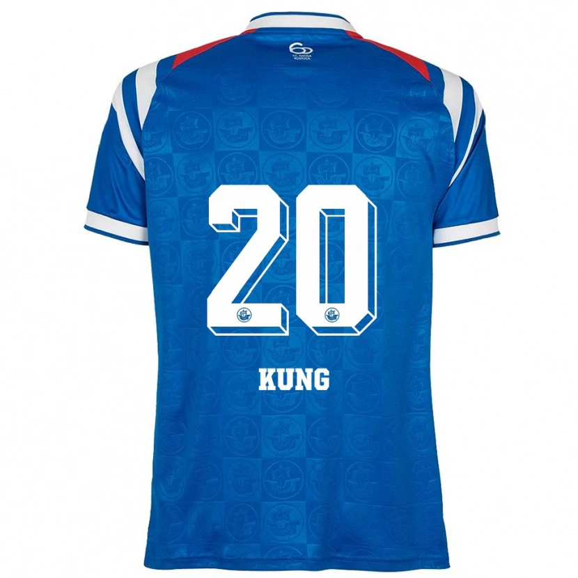 Danxen Women Loretta Kung #20 Blue White Red Home Jersey 2025/26 T-Shirt