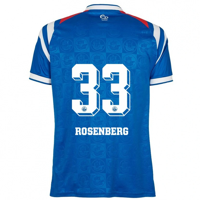 Danxen Women Moritz Rosenberg #33 Blue White Red Home Jersey 2025/26 T-Shirt