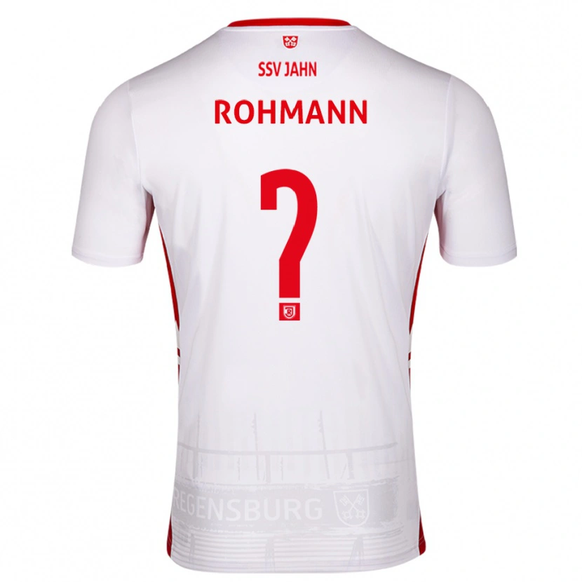 Danxen Women Jonas Rohmann #0 White Red Home Jersey 2025/26 T-Shirt