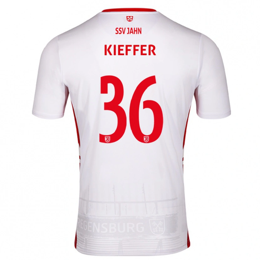 Danxen Women Ben Kieffer #36 White Red Home Jersey 2025/26 T-Shirt