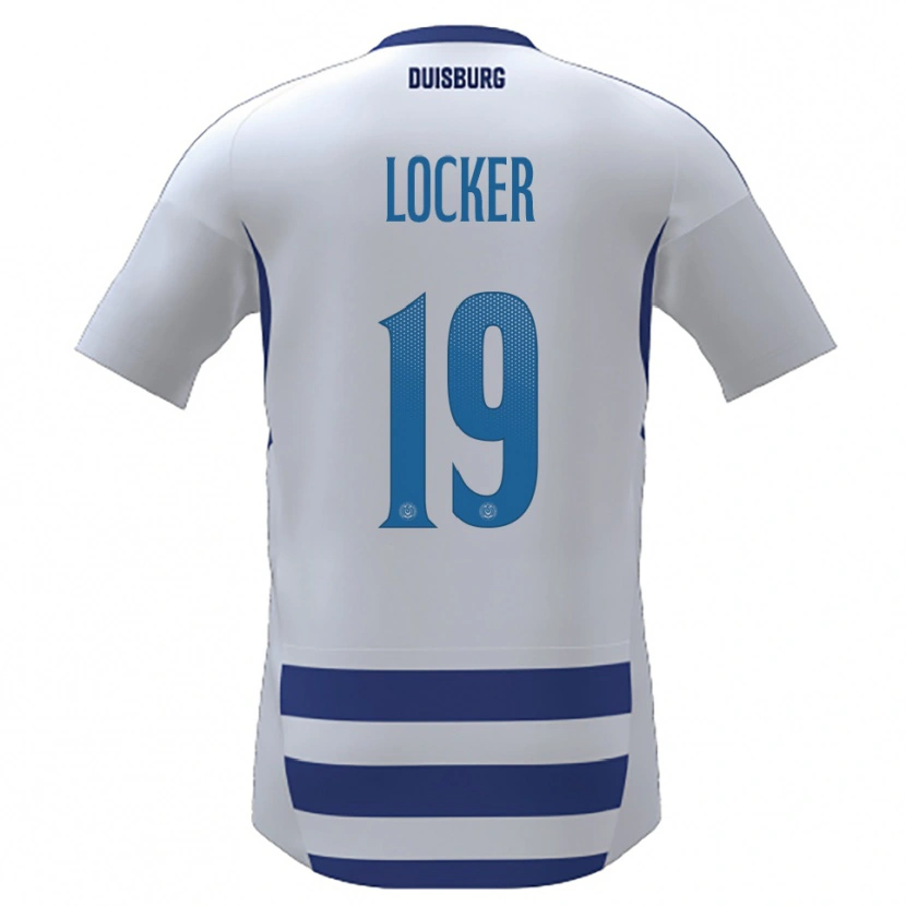 Danxen Women Marie Locker #19 White Blue Home Jersey 2025/26 T-Shirt