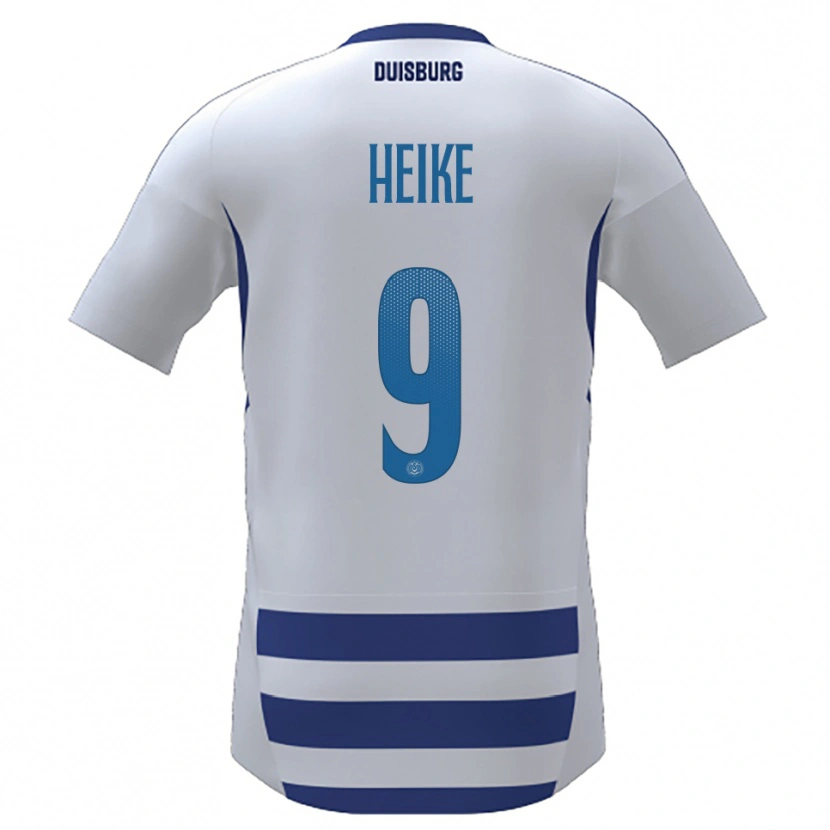 Danxen Women Tim Heike #9 White Blue Home Jersey 2025/26 T-Shirt