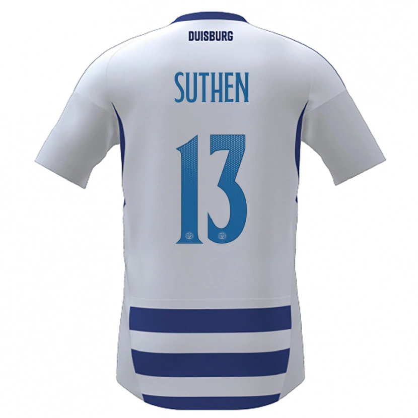 Danxen Women Dion Suthen #13 White Blue Home Jersey 2025/26 T-Shirt