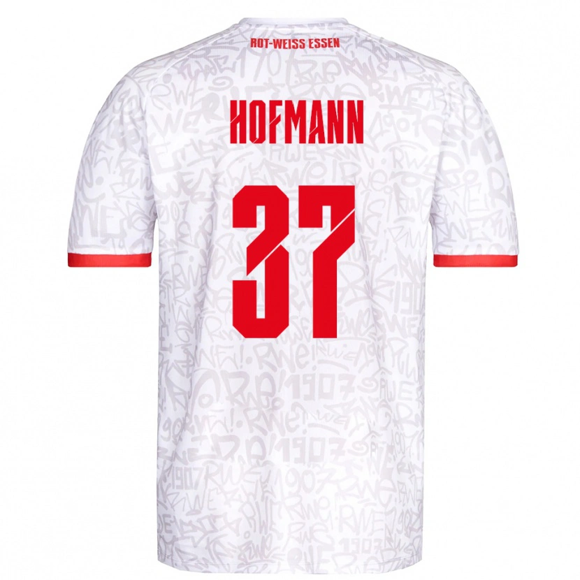 Danxen Women Jannik Hofmann #37 White Red Home Jersey 2025/26 T-Shirt