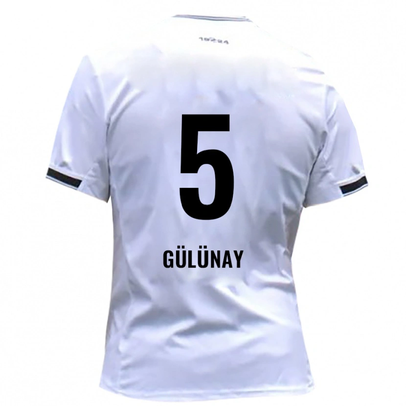 Danxen Women Louis Gülünay #5 White Red Home Jersey 2025/26 T-Shirt