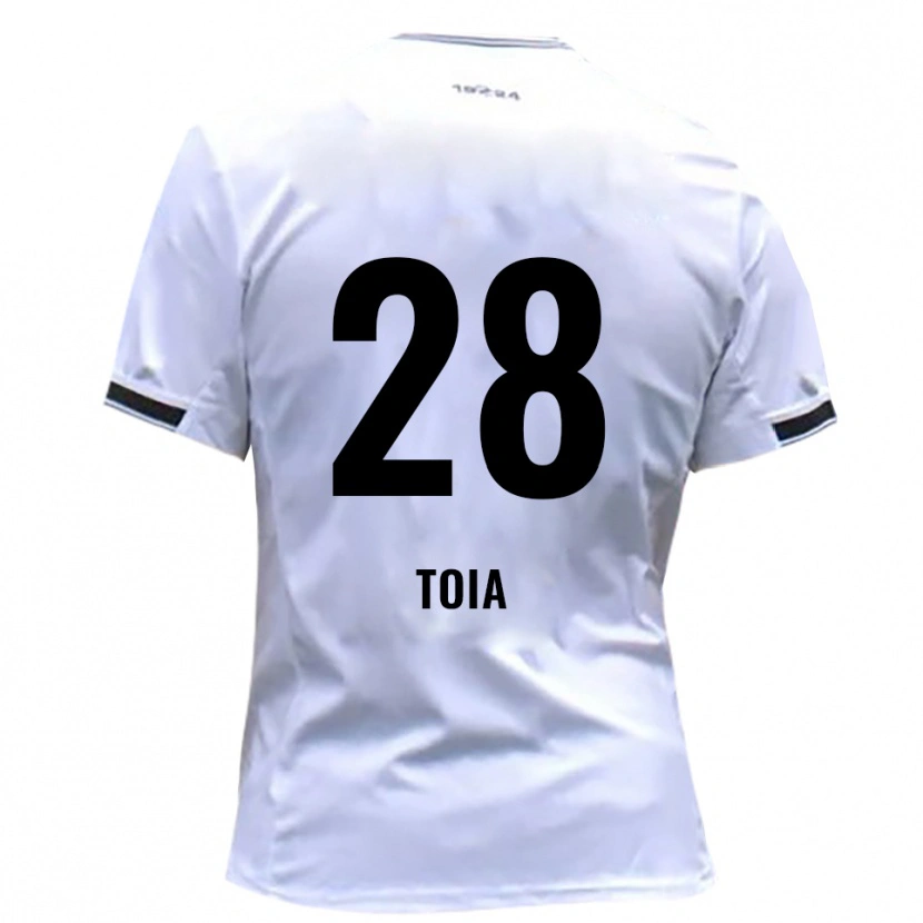 Danxen Women Alessandro Toia #28 White Red Home Jersey 2025/26 T-Shirt