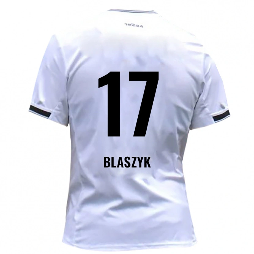 Danxen Women Yannick Blaszyk #17 White Red Home Jersey 2025/26 T-Shirt