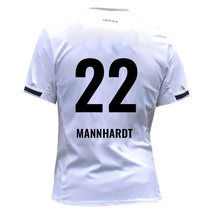 Danxen Women Marco Mannhardt #22 White Red Home Jersey 2025/26 T-Shirt