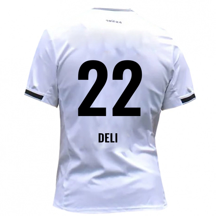 Danxen Women Levin Deli #22 White Red Home Jersey 2025/26 T-Shirt