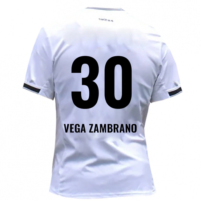 Danxen Women Lian Vega Zambrano #30 White Red Home Jersey 2025/26 T-Shirt