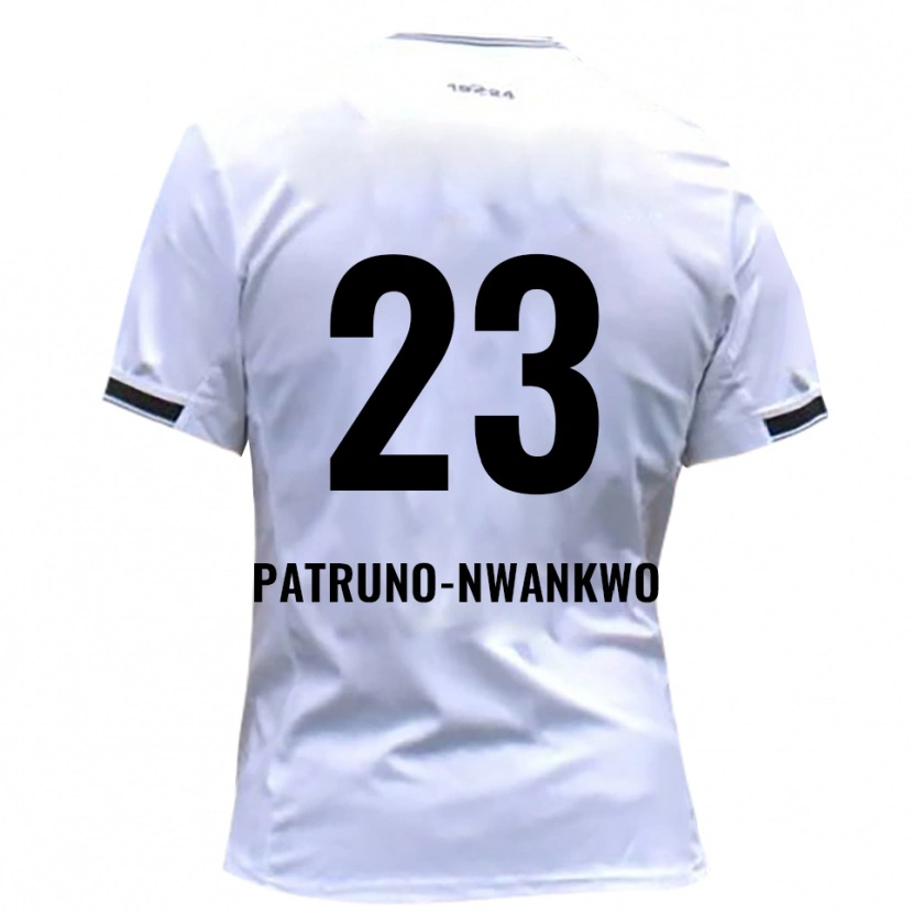 Danxen Women Josiah Patruno-Nwankwo #23 White Red Home Jersey 2025/26 T-Shirt