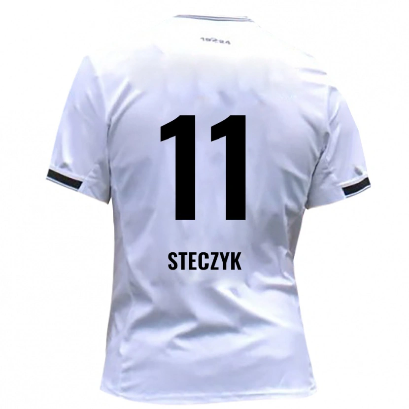 Danxen Women Dominik Steczyk #11 White Red Home Jersey 2025/26 T-Shirt