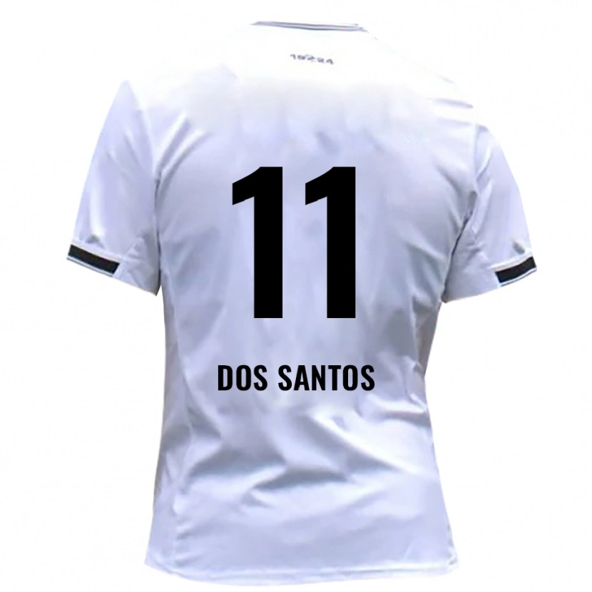 Danxen Women Samuel Dos Santos #11 White Red Home Jersey 2025/26 T-Shirt