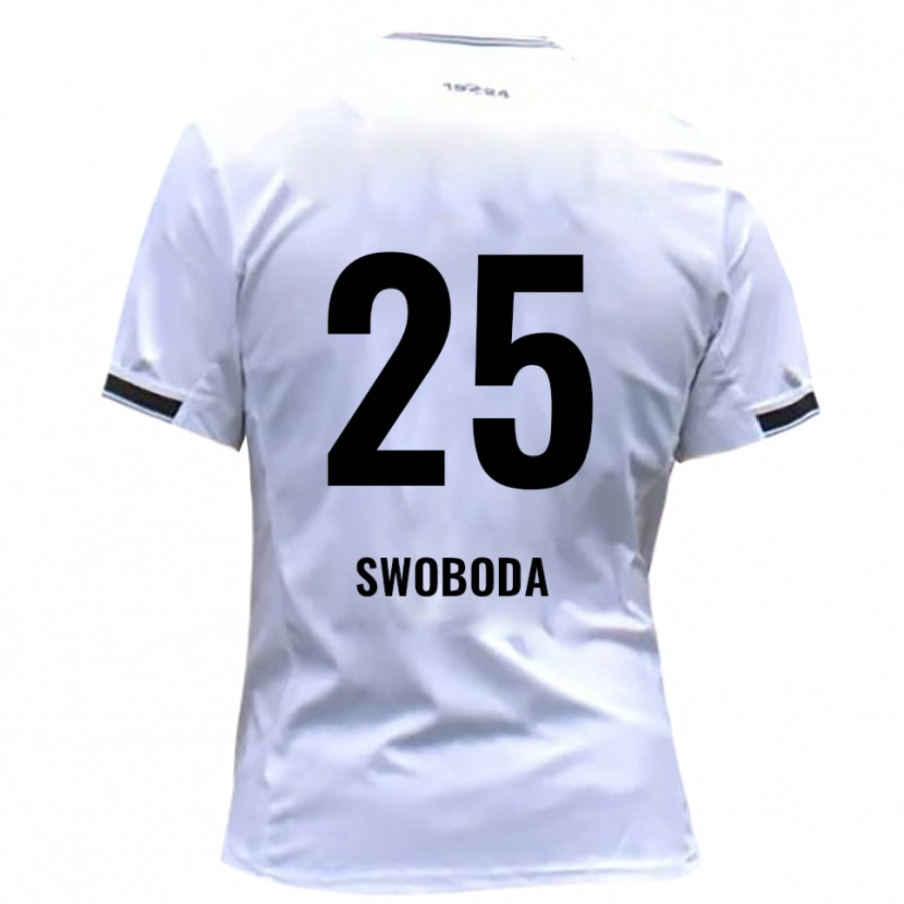 Danxen Women Maurice Swoboda #25 White Red Home Jersey 2025/26 T-Shirt