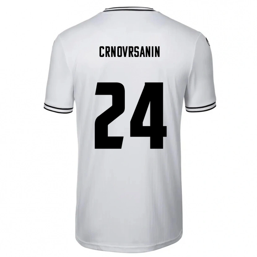 Danxen Women Sadin Crnovrsanin #24 White Black Home Jersey 2025/26 T-Shirt