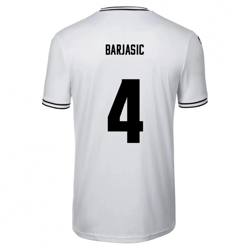 Danxen Women Nikola Barjasic #4 White Black Home Jersey 2025/26 T-Shirt