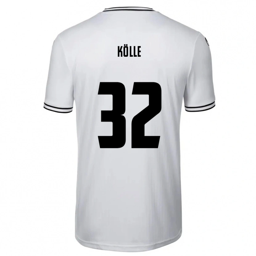 Danxen Women Niklas Kölle #32 White Black Home Jersey 2025/26 T-Shirt