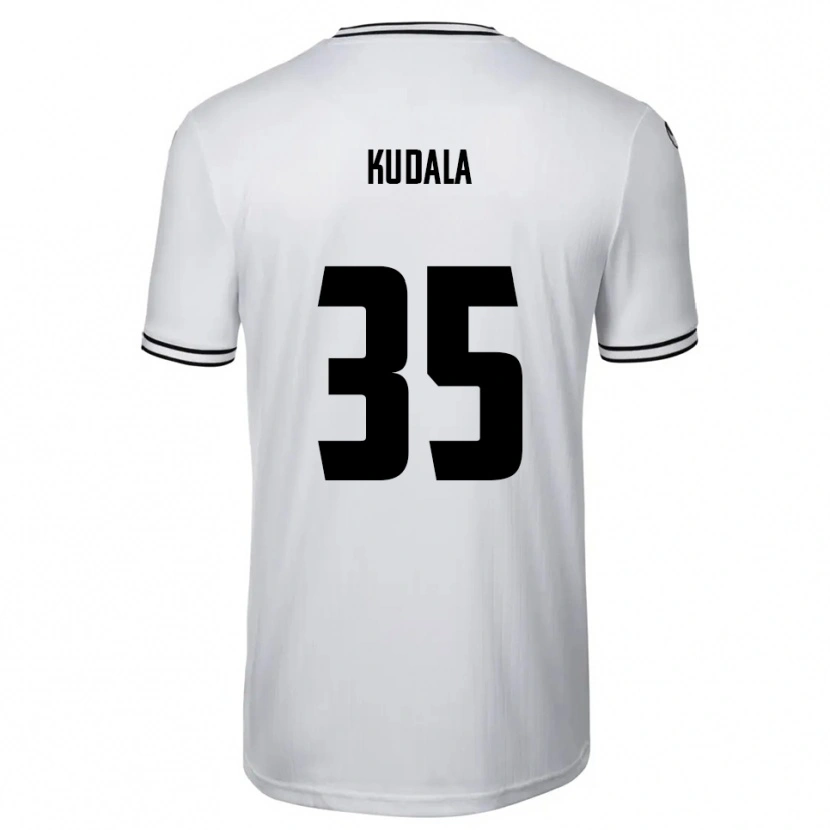 Danxen Women Julian Kudala #35 White Black Home Jersey 2025/26 T-Shirt