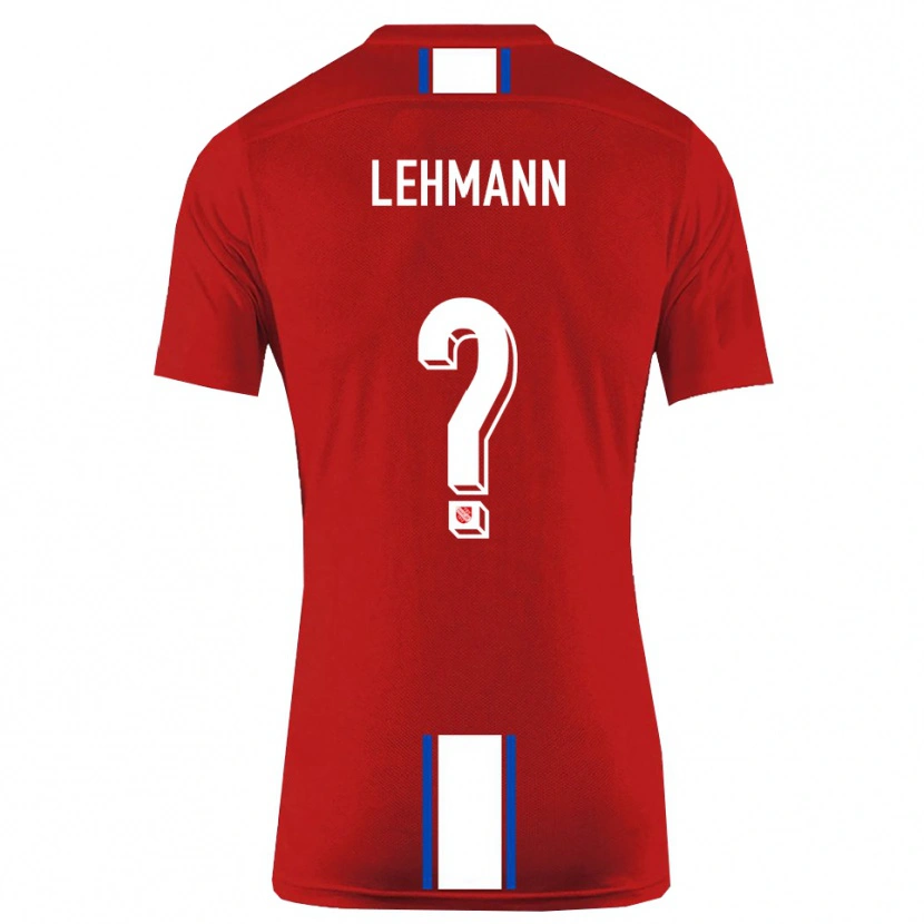Danxen Women Tom Lehmann #0 Red White Home Jersey 2025/26 T-Shirt