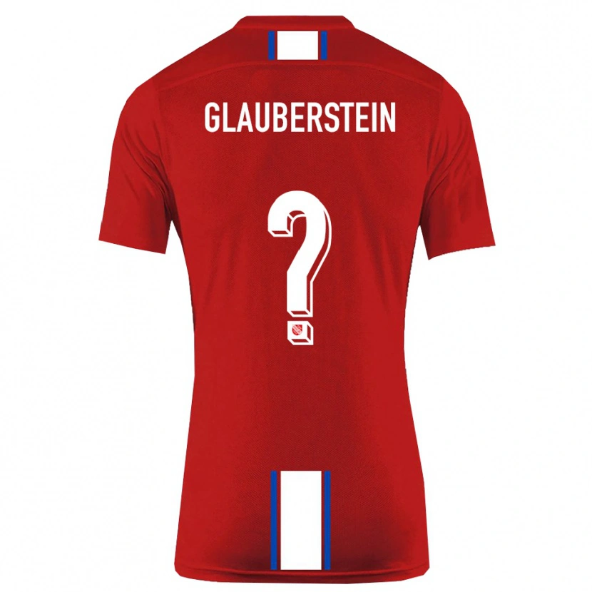 Danxen Women Jonas Glauberstein #0 Red White Home Jersey 2025/26 T-Shirt