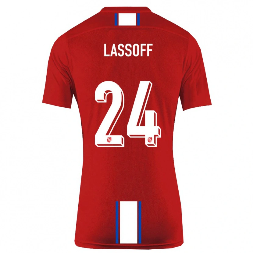 Danxen Women Matteo Lassoff #24 Red White Home Jersey 2025/26 T-Shirt