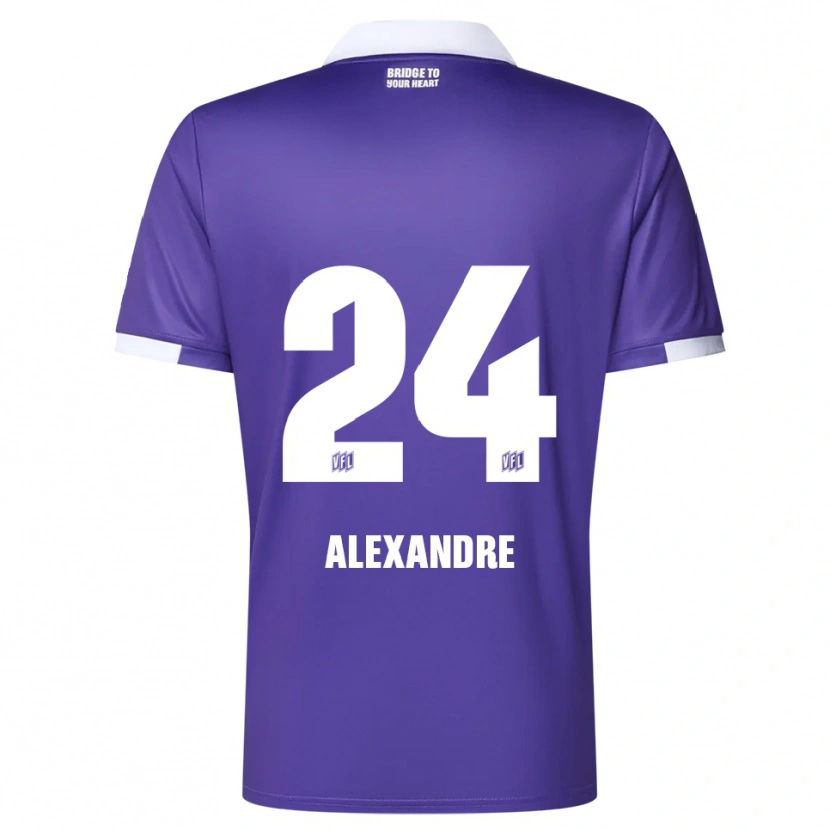 Danxen Women Tyron Alexandre #24 Purple White Home Jersey 2025/26 T-Shirt
