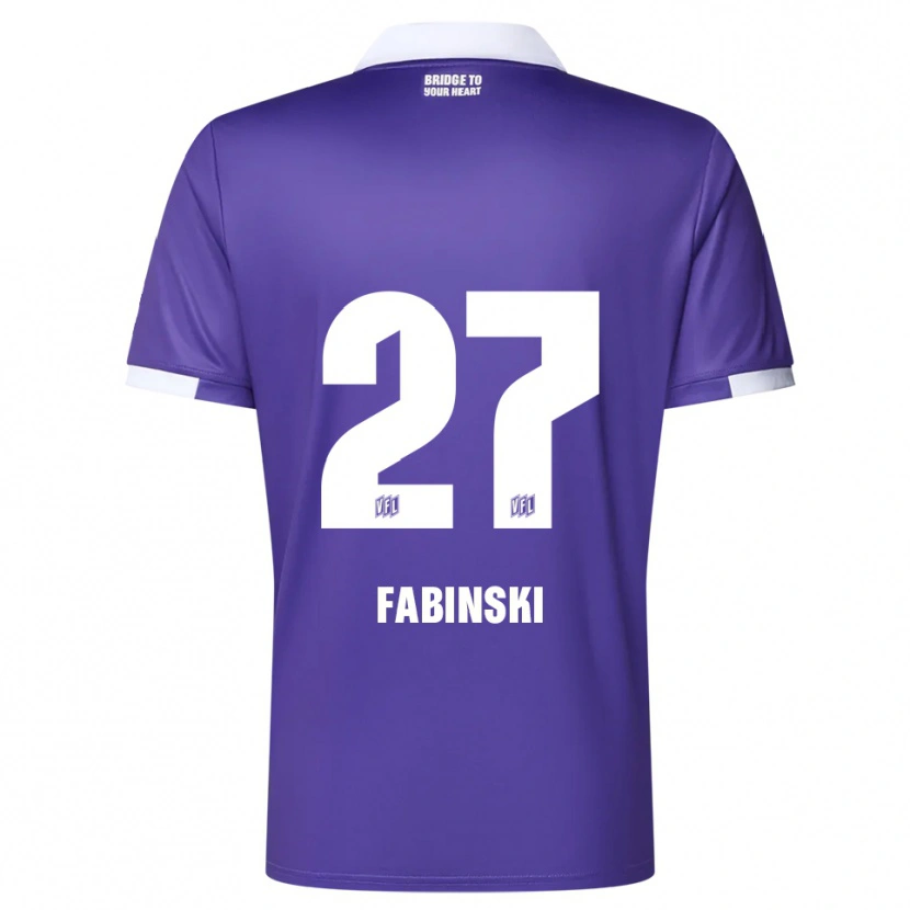Danxen Women Robin Fabinski #27 Purple White Home Jersey 2025/26 T-Shirt