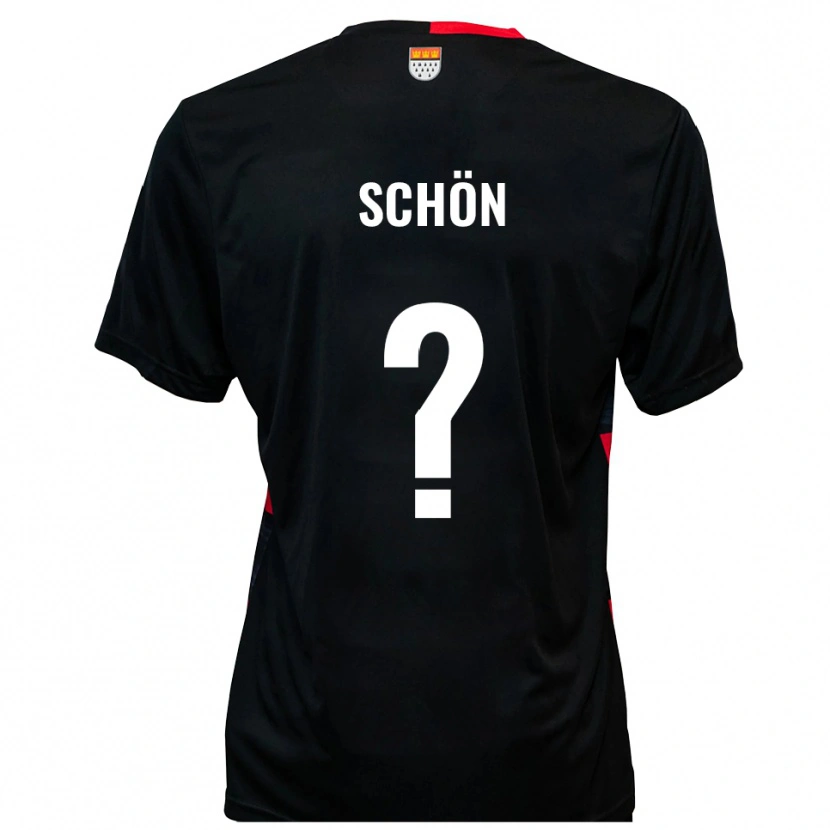 Danxen Women Ines Schön #0 Black Red Home Jersey 2025/26 T-Shirt