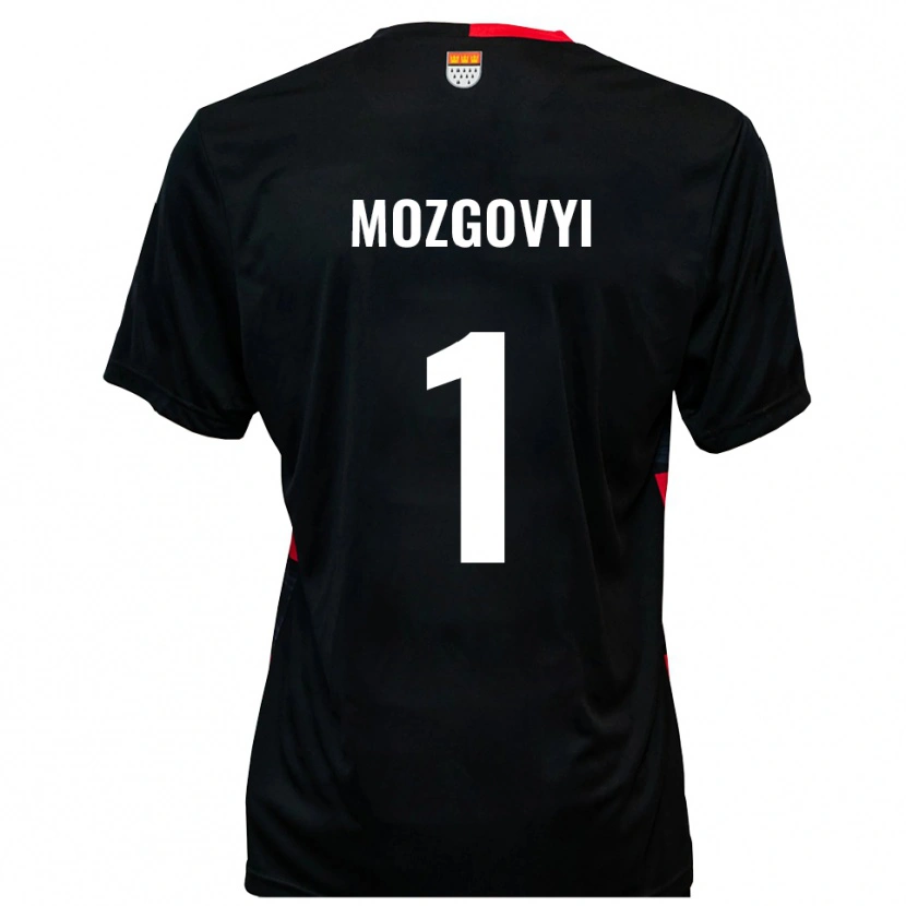 Danxen Women Arseniy Mozgovyi #1 Black Red Home Jersey 2025/26 T-Shirt
