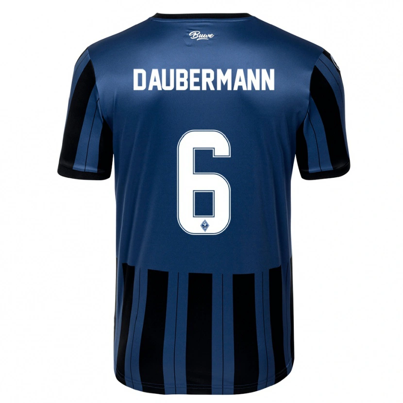 Danxen Women Jonas Daubermann #6 Blue Gray Black Home Jersey 2025/26 T-Shirt