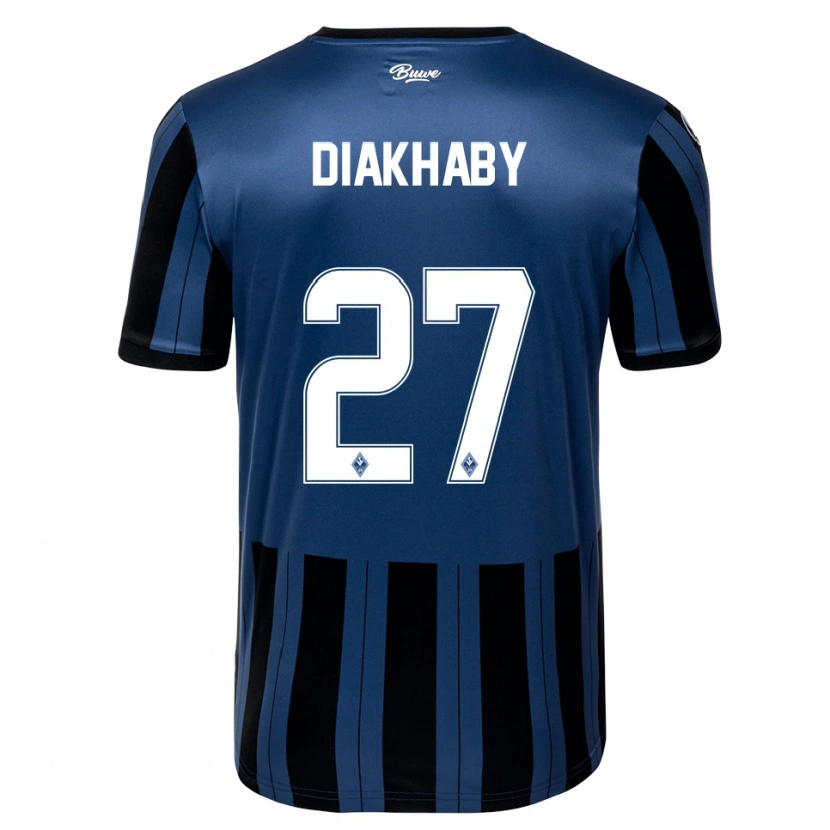 Danxen Women Adama Diakhaby #27 Blue Gray Black Home Jersey 2025/26 T-Shirt