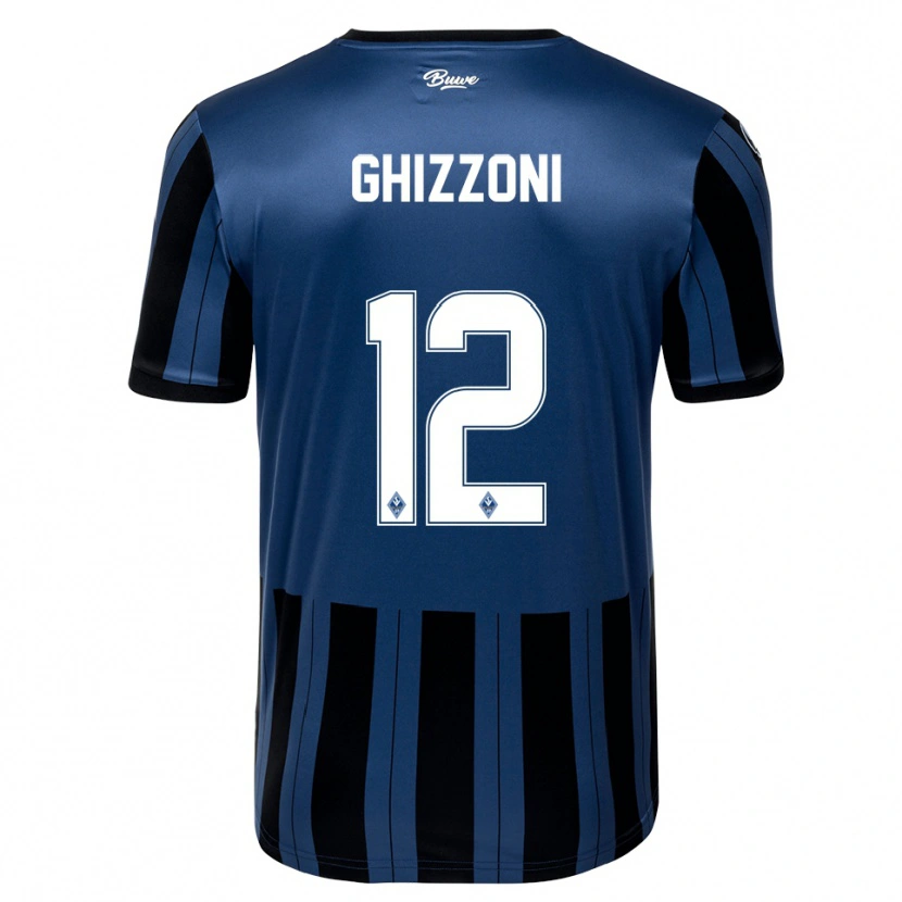 Danxen Women Xanjo Ghizzoni #12 Blue Gray Black Home Jersey 2025/26 T-Shirt