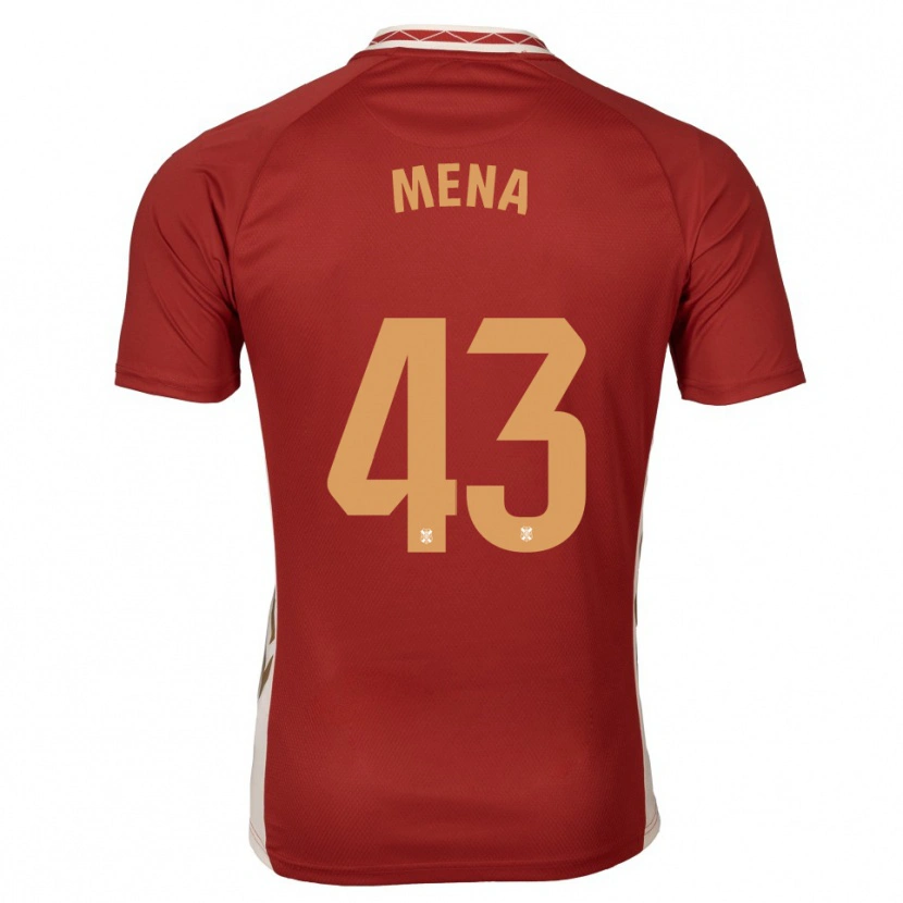 Danxen Women Denilson Mena #43 Burgundy Gold Away Jersey 2025/26 T-Shirt