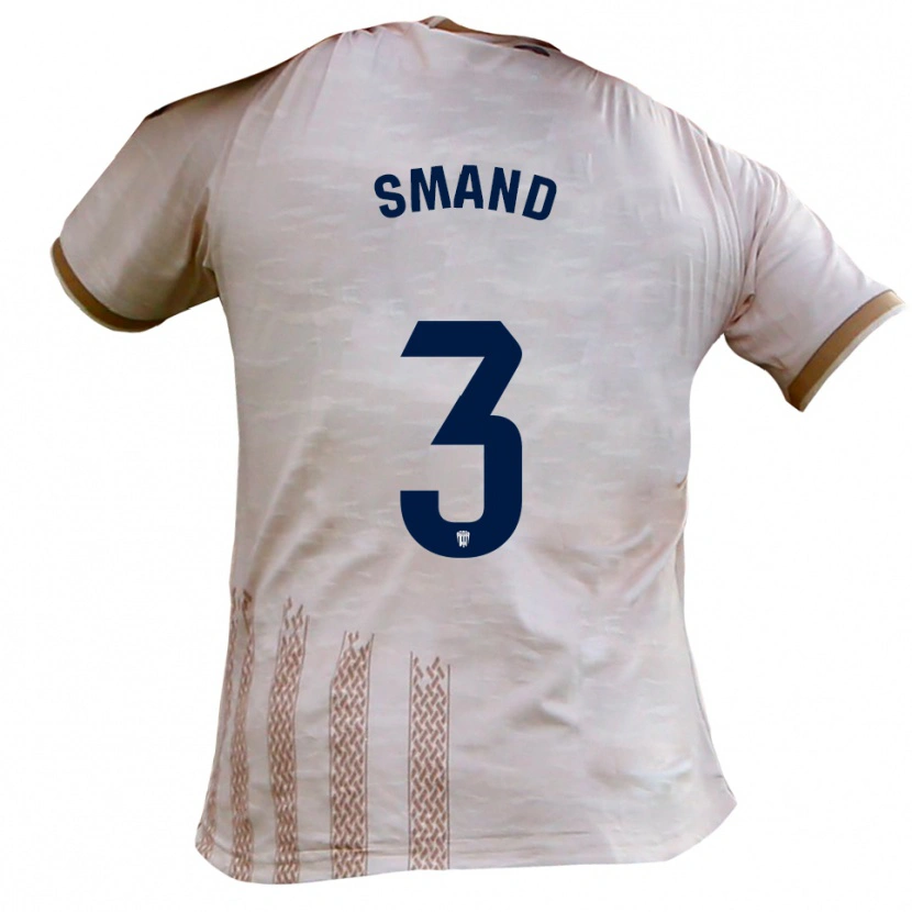 Danxen Women Floris Smand #3 Off-White Brown Away Jersey 2025/26 T-Shirt