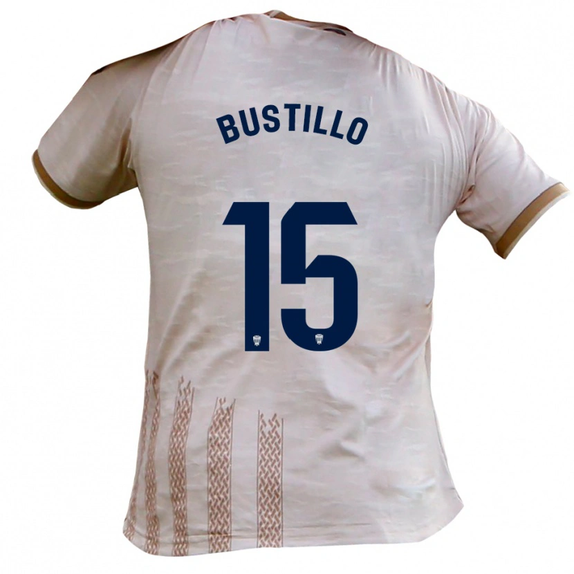 Danxen Women Marcos Bustillo #15 Off-White Brown Away Jersey 2025/26 T-Shirt