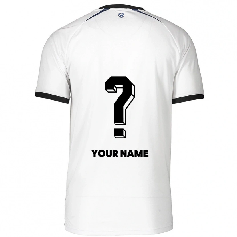 Danxen Women Your Name #0 White Black Away Jersey 2025/26 T-Shirt