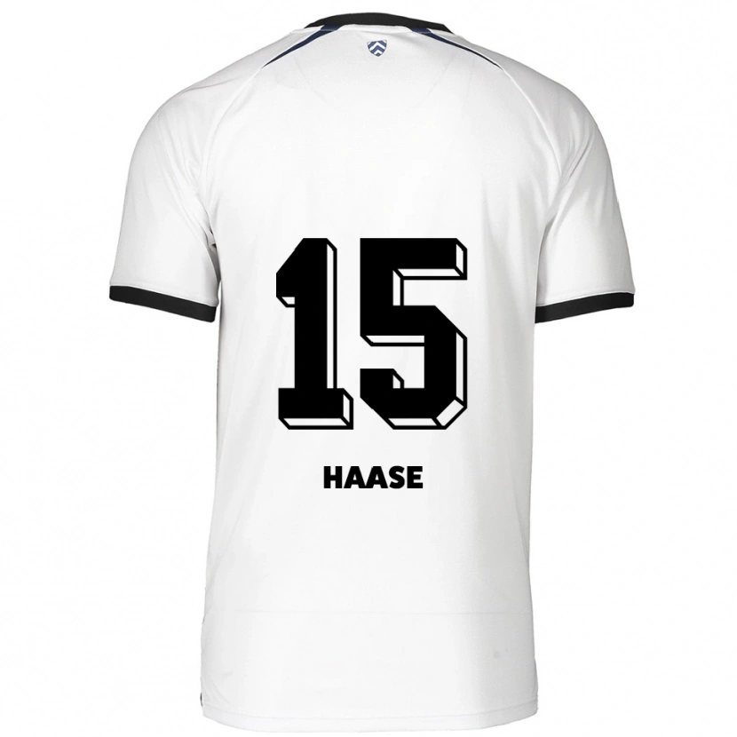 Danxen Women Leo Haase #15 White Black Away Jersey 2025/26 T-Shirt