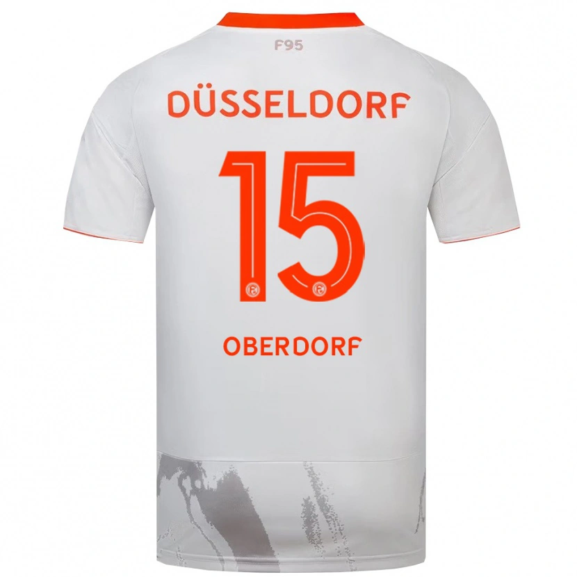 Danxen Women Tim Oberdorf #15 White Orange Away Jersey 2025/26 T-Shirt