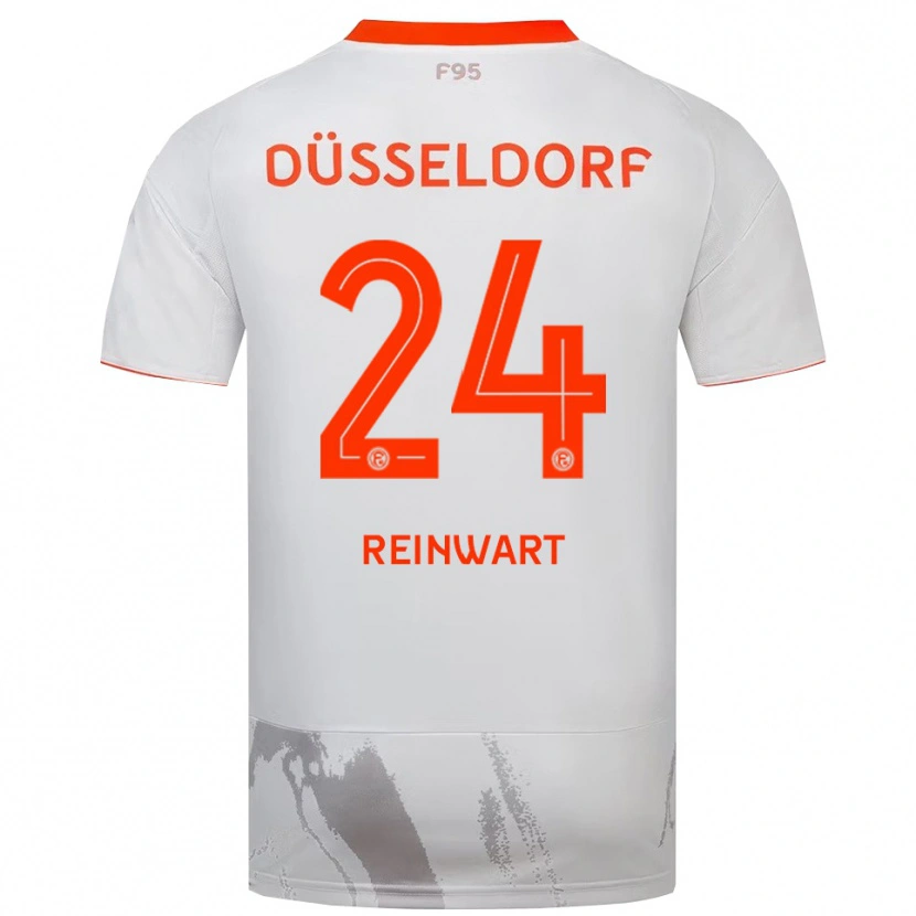 Danxen Women Finn Reinwart #24 White Orange Away Jersey 2025/26 T-Shirt