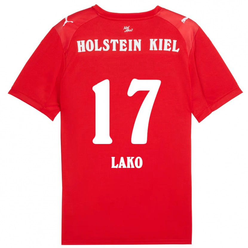 Danxen Women Arjela Lako #17 Red Blue Away Jersey 2025/26 T-Shirt
