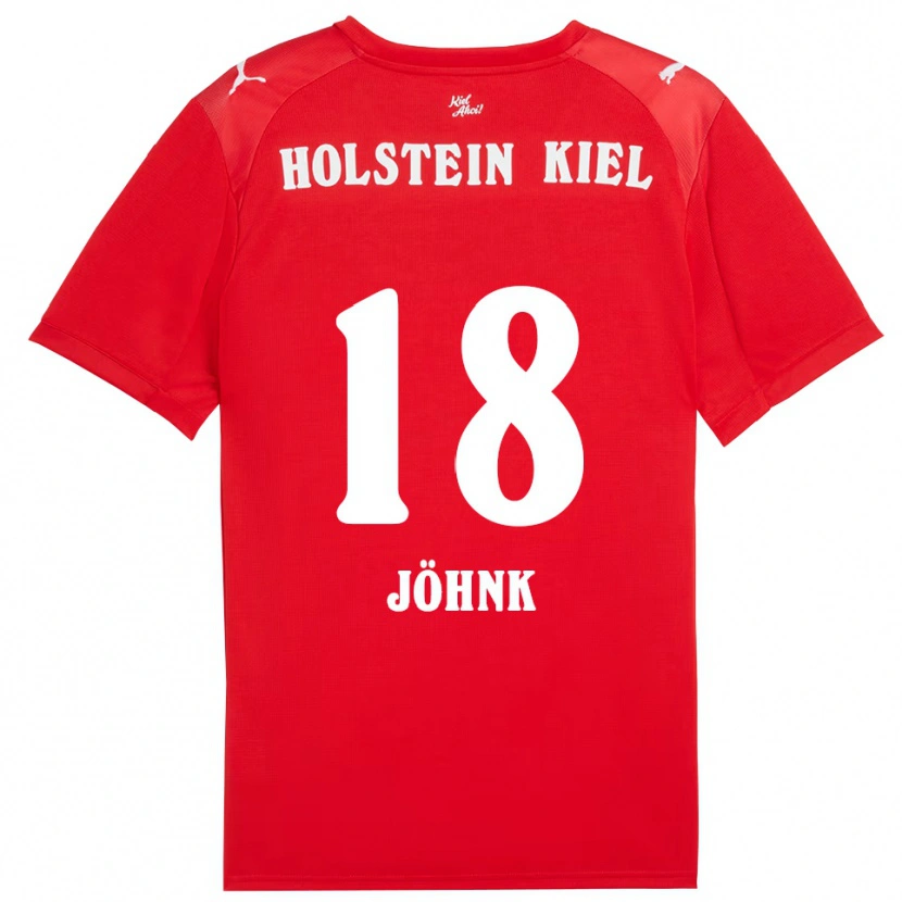 Danxen Women Emma Jöhnk #18 Red Blue Away Jersey 2025/26 T-Shirt