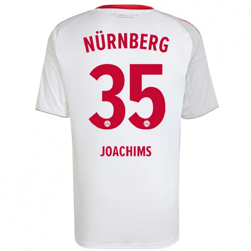 Danxen Women Simon Joachims #35 White Red Away Jersey 2025/26 T-Shirt
