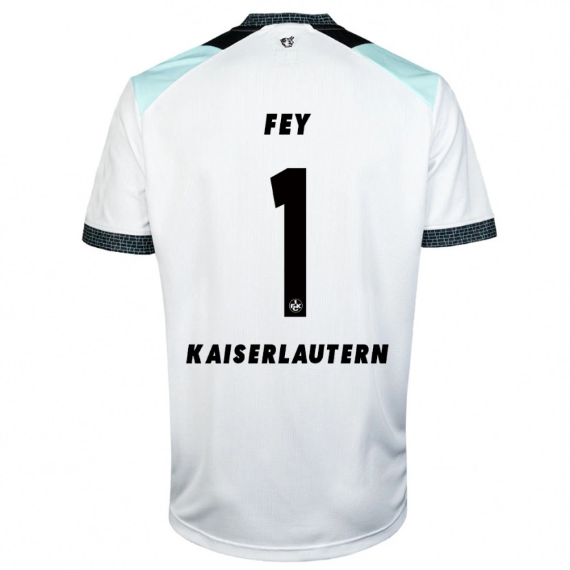 Danxen Women Tyler Fey #1 White Black Away Jersey 2025/26 T-Shirt