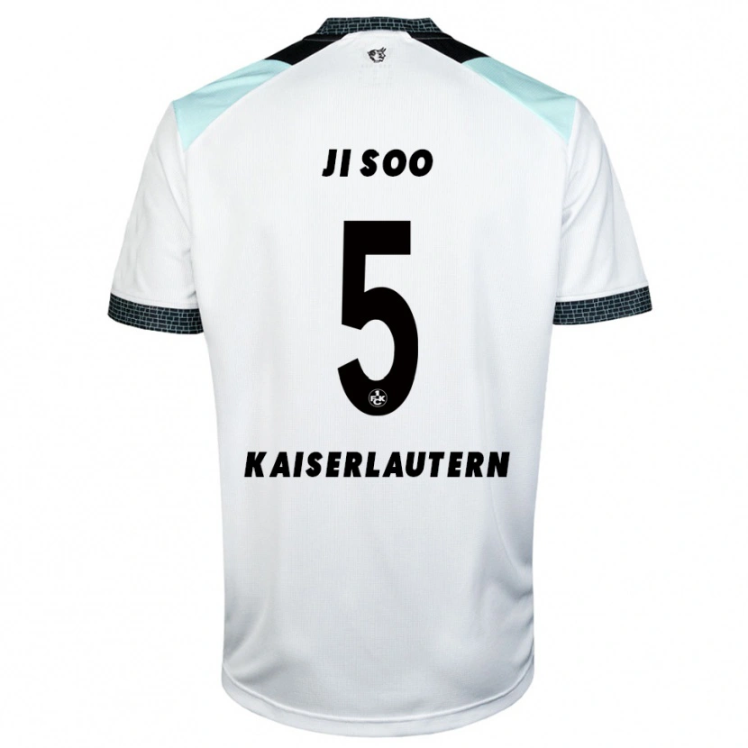 Danxen Women Ji-Soo Kim #5 White Black Away Jersey 2025/26 T-Shirt