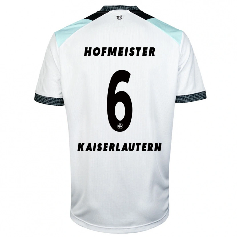 Danxen Women Dion Hofmeister #6 White Black Away Jersey 2025/26 T-Shirt