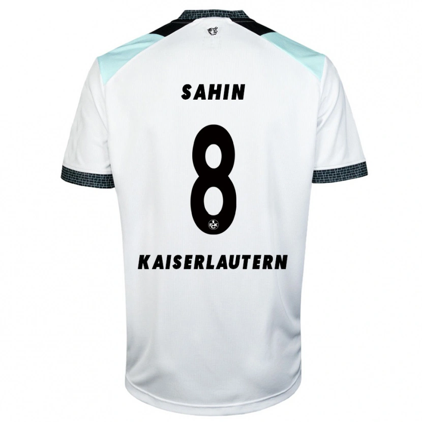 Danxen Women Semih Sahin #8 White Black Away Jersey 2025/26 T-Shirt