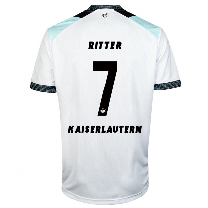 Danxen Women Marlon Ritter #7 White Black Away Jersey 2025/26 T-Shirt