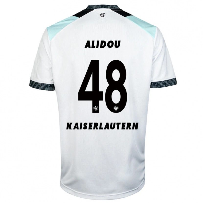 Danxen Women Faride Alidou #48 White Black Away Jersey 2025/26 T-Shirt